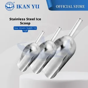YU Online - Penyodok Ais Batu Tahan Karat / Stainless Steel Ice Scoop / Scoopers / Shovel Ais Cube / Senduk Ais batu