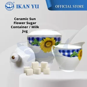 YU Online - Seramik Jug Susu / Ceramic Sunflower Sugar Container & Milk Jug / Bekas Gula / Milk Creamer jug / milk pot
