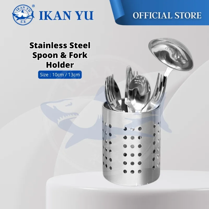 YU Online - Bekas Sudu dan Garpu / Stainless Steel Cutlery Chopstick Holder / Stainless Steel Spoon Holder thumbnail 5