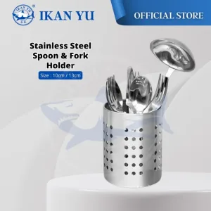 YU Online - Bekas Sudu dan Garpu / Stainless Steel Cutlery Chopstick Holder / Stainless Steel Spoon Holder