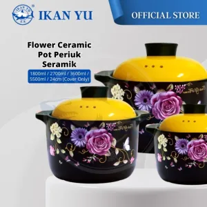 🔥 OFFER 🔥YU - Periuk Seramik / Ceramic Pot with gift box / Ceramic Cookware / Soup Pot / Stew Pan / Casserole / Clay Pot