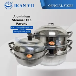 YU Online - Thailand Cap Payung Periuk Kukusan Aluminium / Aluminum Steamer/Steamer Pot/pengukus/nasi kukus