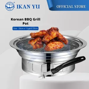 YU Online - Korea Pemanggang BBQ / Korean Style Portable Charcoal Grill Stove /bbq stove/ BBQ at Home Tabletop/BBQ Grill