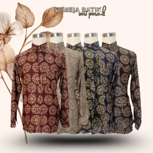 Kemeja Batik Seri Perak IN 5 Colour By moff2u