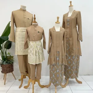 Set Family Kebarung Sarra In Mocha By Moff2U