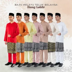 BAJU MELAYU TELUK BELANGA HANG LEKIR IN 7 COLOUR BY MOFF2U