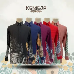 KEMEJA BATIK LELAKI KELANA IN 5 COLOUR BY MOFF COLLECTION