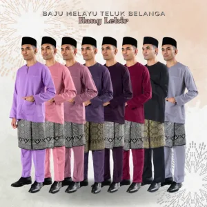 BAJU MELAYU TELUK BELANGA HANG LEKIR IN 8 COLOUR BY MOFF2U