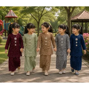 KURUNG MODEN PURNAMA KIDS 2.0 IN 5 COLOUR BY MOFF2U