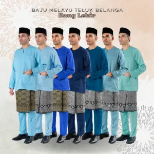 BAJU MELAYU TELUK BELANGA HANG LEKIR IN 7 COLOUR BY MOFF2U