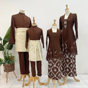 Set Family Kebarung Sarra In Dark Brown By Moff2U