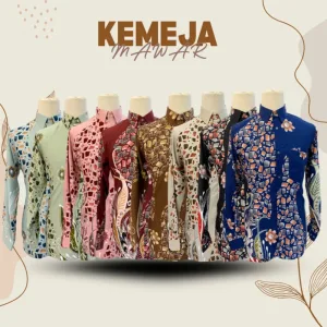 New Design !! Kemeja Batik Mawwar in 8 colour by Moff2U