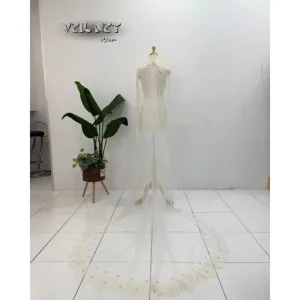 New Veil Labuh In 7 Colour by MOff2U I Veil Nikah I Veil sanding I Veil tunang