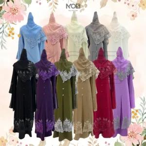 NEW ARRIVAL ABAYA JAZIMA PLUS SIZE WITH SHAWL IN 11 COLOUR