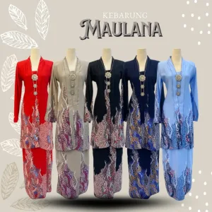 New Design Kebarung Batik Maulana In 5 colour I Batik Malaysia I Batik I Kebarung By Moff Collection