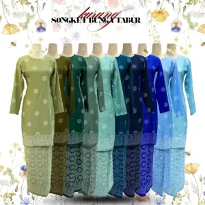 NEW DESIGN KURUNG MODEN SONGKET PLUSSIZE IN 10 COLOUR I KURUNG MODEN I BY MOFF COLLECTION