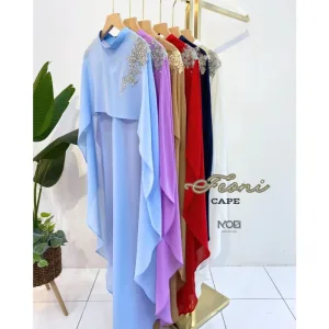 New Design !! Cape Feoni in 6 Colour I Nikah I Tunang I Kenduri I Dinner By Moff Collection