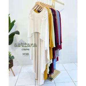 New Design !! Cape Astiana in 7 Colour I Nikah I Tunang I Kenduri I Dinner By Moff Collection