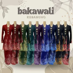 BAJU KEBARUNG BATIK BAKAWALI CORAK BATIK | BATIK MALAYSIA | CORAK BATIK PRINTED