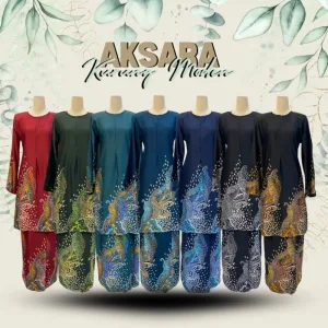 KURUNG MODEN AKSARA CORAK BATIK | BATIK MALAYSIA | CORAK BATIK PRINTED | MATERIAL SELESA | PROMOSI HARGA RENDAH