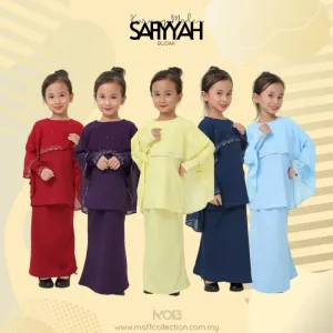 NEW DESIGN !! Kurung Moden Safiyyah Kids IN 5 COLOUR I Dinner I Tunang By Moff2U