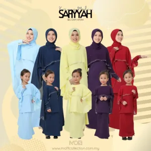 NEW DESIGN !! Kurung Moden Safiyyah Mom & Kids IN 5 COLOUR I Dinner I Tunang By Moff2U
