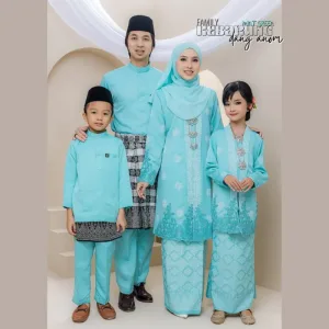 Set Family Kebarung Dang Anom In Mint Green I Set Family I Raya 2026 by Moff Collection