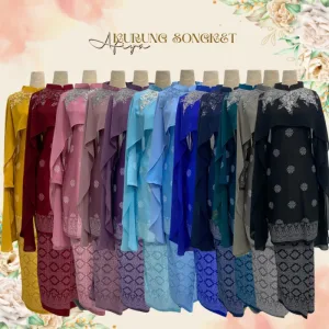 NEW DESIGN !! Kurung Songket Afiya IN 12 COLOUR I Dinner I Tunang By Moff2U