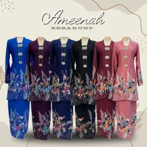 NEW DESIGN !!!!!! KEBARUNG BATIK TERBARU FESYEN KEBARUNG AMEENAH | CUTTING LOOSE | BF FRIENDLY | COLOUR YANG MENARIK
