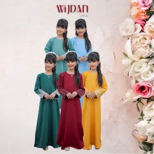 ABAYA WIJDAN NEW DESIGN FOR KIDS IN 5 COLOUR I ABAYA I KIDS BY MOFF2U