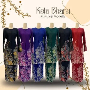 KURUNG MODEN KOTA BHARU CORAK BATIK | BATIK MALAYSIA | CORAK BATIK PRINTED | MATERIAL SELESA | PROMOSI HARGA RENDAH
