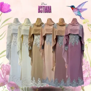 HOT NEW DESIGN DRESS ASTIANA IN 6 COLOUR | BAJU JUBAH | BAJU DRESS BY MOFF COLLECTION