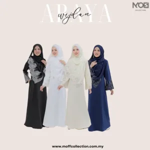 NEW JUBAH ABAYA KEBARUNG WIJDAN PLUSSIZE SEKALI SHAWL I DINNER I KENDURI I MAJLIS AKIKAH I TUNANG BY MOFF COLLECTION