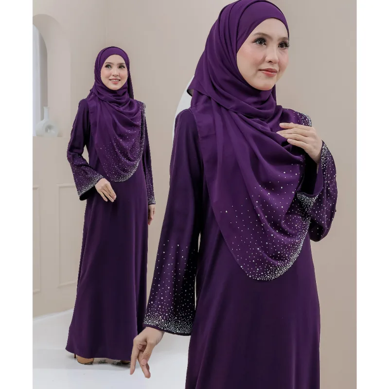 NEW JUBAH ABAYA KEBARUNG ULFA I DINNER I JUBAH OOTD I KENDURI I JUBAH AKIKAH BY MOFF COLLECTION thumbnail 4