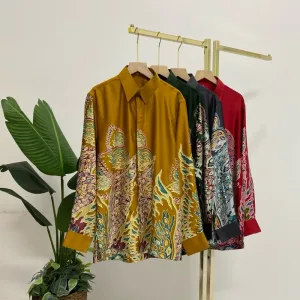 BAJU KEMEJA BATIK KENANGA BATIK MALAYSIA
