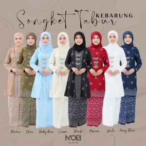 NEW DESIGN Kebarung Songket Tabur I Kebaya Labuh I KENDURI I DINNER I MAJLIS AKIKAH By MOFF2U