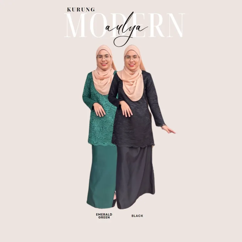 BAJU KURUNG MODEN AULYA BAJU KURUNG LACE BY MOFF COLLECTION thumbnail 5