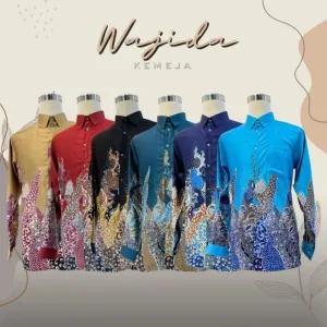 NEW DESIGN !!! KEMEJA CORAK BATIK WAJIDA | STOCK LIMIT | CORAK BATIK MALAYSIA | BATIK CANTIK