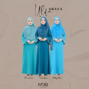 NEW ITEM JUBAH ABAYA KEBARUNG ULFA I DINNER I JUBAH OOTD I KENDURI I JUBAH AKIKAH BY MOFF COLLECTION