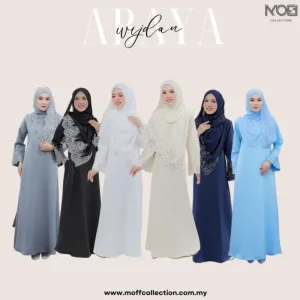 NEW JUBAH ABAYA KEBARUNG WIJDAN SEKALI SHAWL I DINNER I KENDURI I MAJLIS AKIKAH I TUNANG BY MOFF COLLECTION