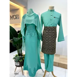 7 ITEM - 1 HARGA Bridal Set DRESS ASTIANA In MINT GREEN | Nikah Kahwin |Tunang | BY MOFF2U