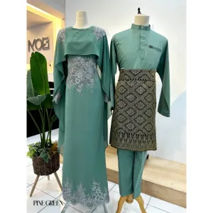 7 ITEM - 1 HARGA Bridal Set DRESS ASTIANA In PINE GREEN | Nikah Kahwin |Tunang | BY MOFF2U
