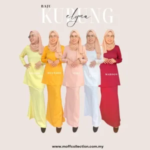 NEW DESIGN BAJU KURUNG MODEN 5 WARNA I NIKAH I TUNANG I SANDING I KAHWIN BY MOFF COLLECTION