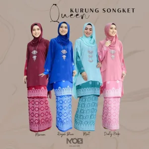 BAJU KURUNG MODEN QUEEN | BAJU KURUNG SONGKET (MOFF COLLECTION)
