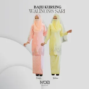 BAJU KURUNG SONGKET | KURUNG MODEN WALINONG SARI ADA 2 WARNA (MOFF COLLECTION)