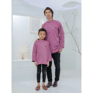 Baju BAJU Kurta Rayyan| BAJU KURTA moden Dusty Purple by moff2u