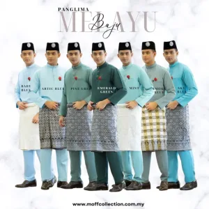 BAJU Melayu Moden Panglima In 7 COLOUR | BAJU MELAYU DEWASA BY MOFF2U