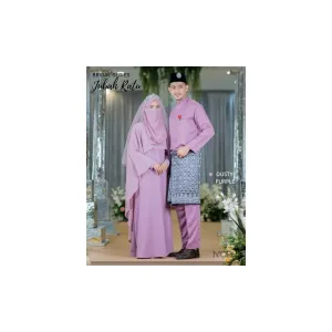 BAJU DRESS | BAJU JUBAH Bridal Set Ratu Arab In Dusty Purple | Full set 8 Item | Nikah | Tunang BY MOFF2U