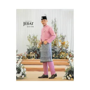 MOFF BAJU Melayu Moden Jebat In Dusty pink | BAJU MELAYU DEWASA