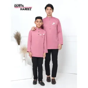 MOFF BAJU Kurta Hareez In Dusty Pink
